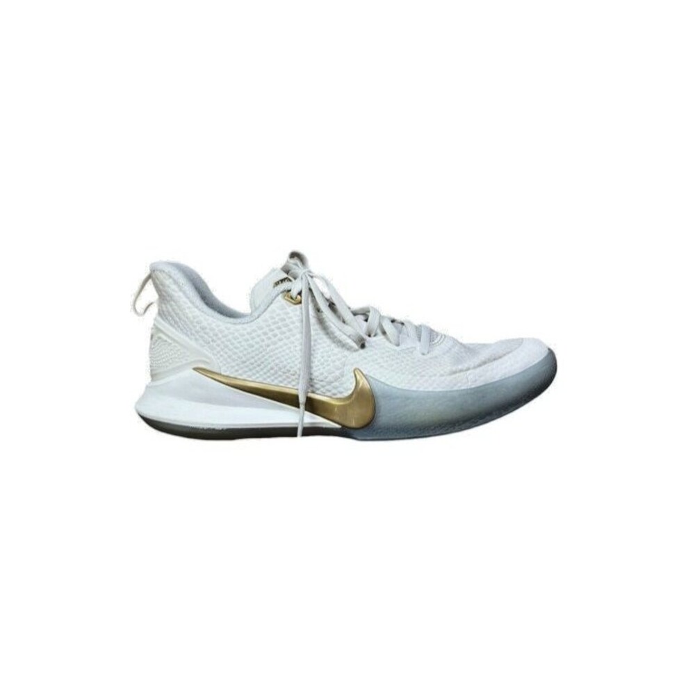 Nike Mamba Focus Metallic Gold 2019 Mens Size 6.5 Kobe Bryant AJ5899 White Gold